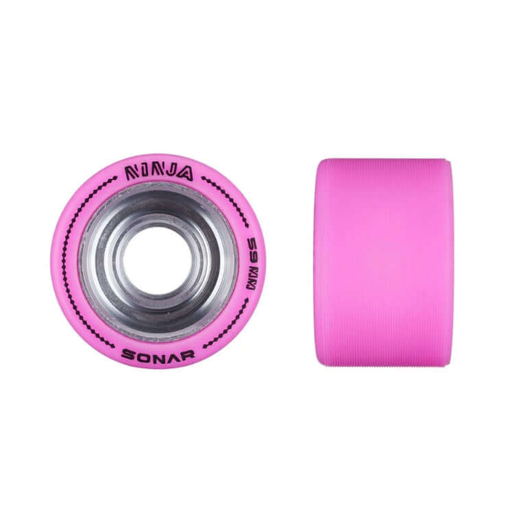 this is an image of Sonar Wheels “Ninja Agile” Pink 59x38mm 91a 4pk