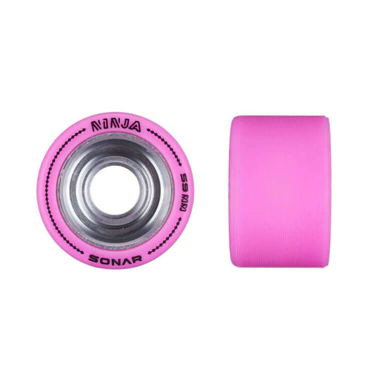 this is an image of Sonar Wheels “Ninja Agile” Pink 59x38mm 91a 4pk