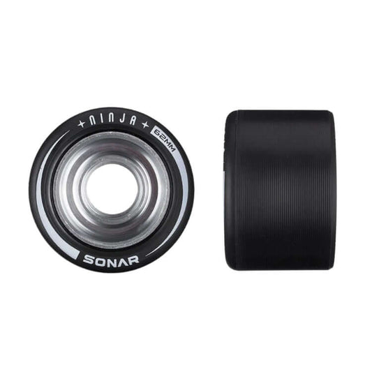 this is an image of Sonar Wheels “Ninja Speed” Black 62x43mm 94a 4pk