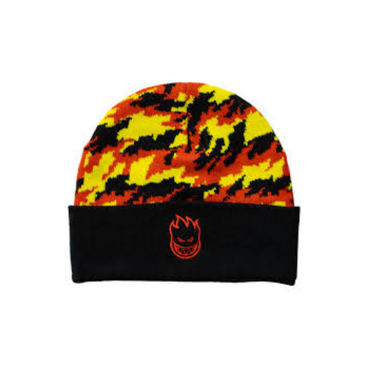 Spitfire Bighead Flame Cuff Beanie
