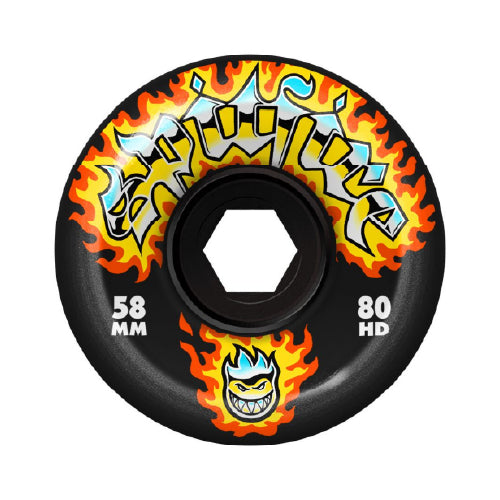 this is an image of Spitfire Wheels 80HD Chrome Venom 58mm