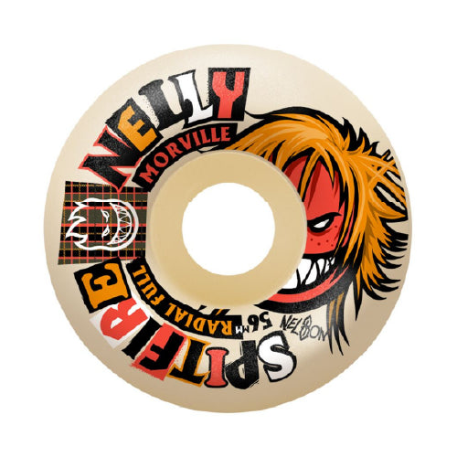 this is an image of Spitfire Wheels Formula 4 Nelly Morville Rough Cut Radial Full 99D