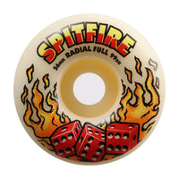 this is an image of Spitfire Formula 4 Wheels Hot Hand Radial Full 99du