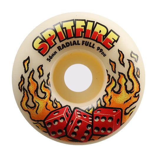 this is an image of Spitfire Formula 4 Wheels Hot Hand Radial Full 99du