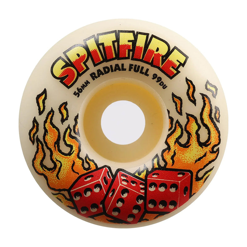 this is an image of Spitfire Formula 4 Wheels Hot Hand Radial Full 99du
