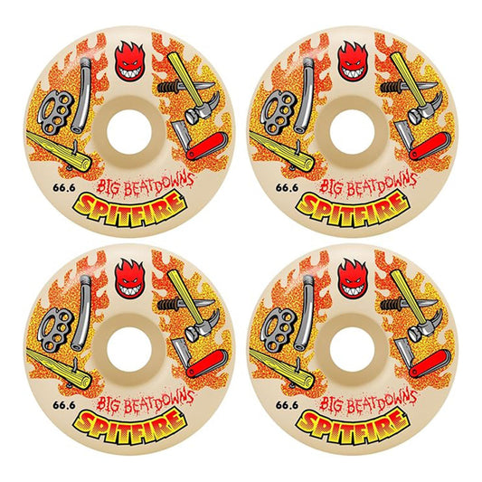 this is an image of Spitfire Wheels Formula 4 Classic Big Beatdowns