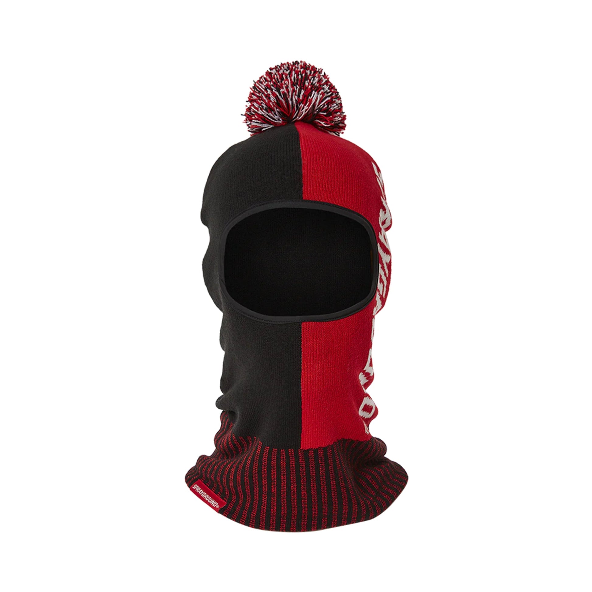 this is an image of Sprayground Pom Pom Ski Mask