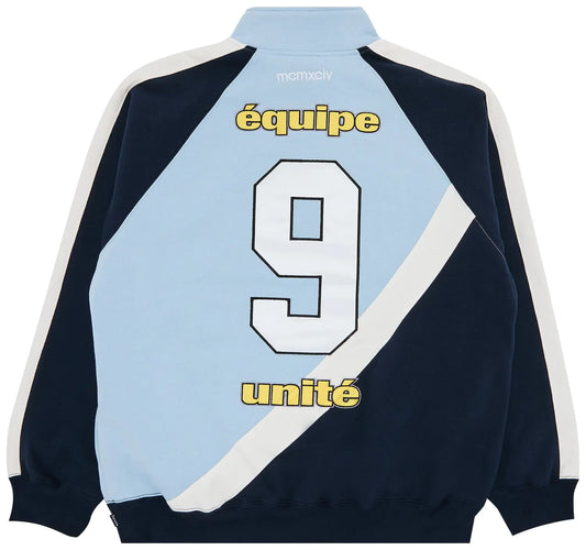 this is an image of Supreme Equipe Half Zip Sweatshirt