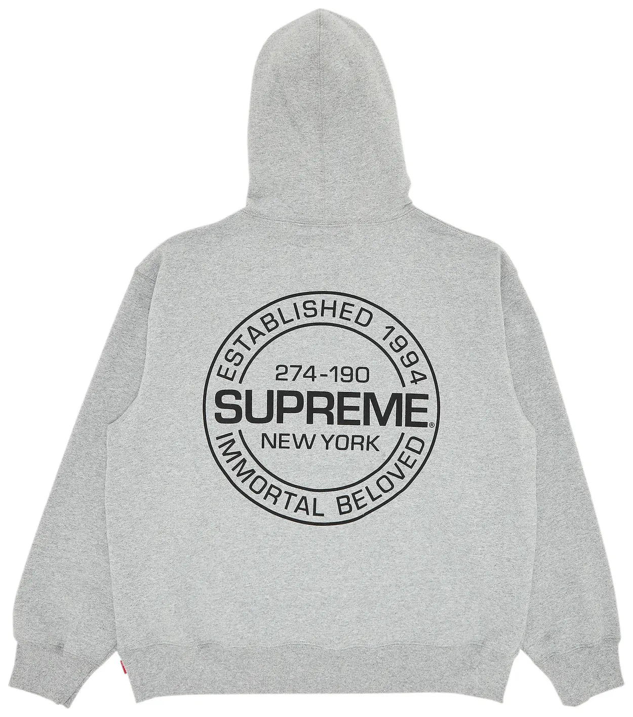 this is an image of Supreme Hoodie "Immortal Logo"