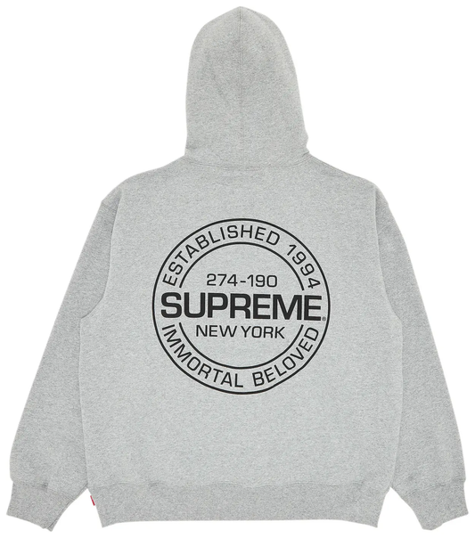 this is an image of Supreme Hoodie "Immortal Logo"