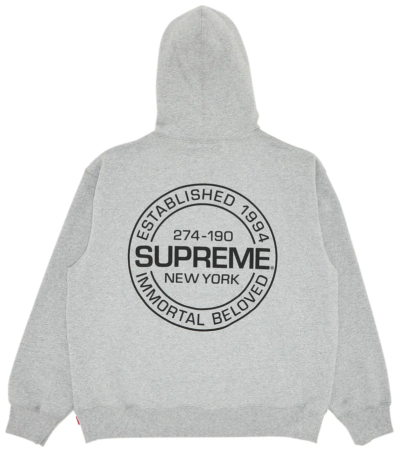 this is an image of Supreme Hoodie "Immortal Logo"