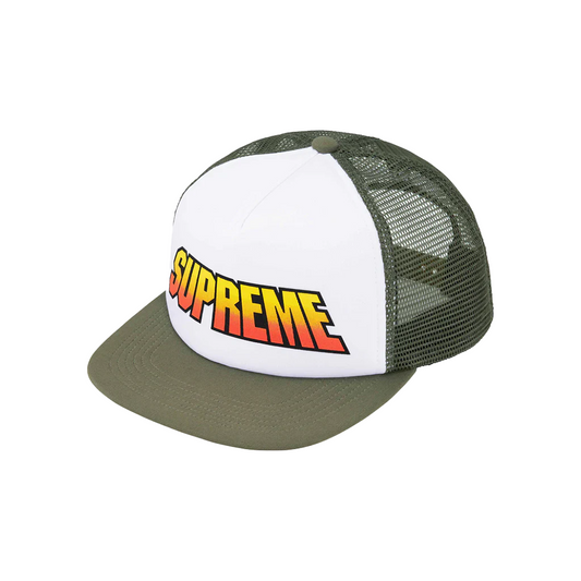 this is an image of Supreme Sabotage Meshback 5 Panel