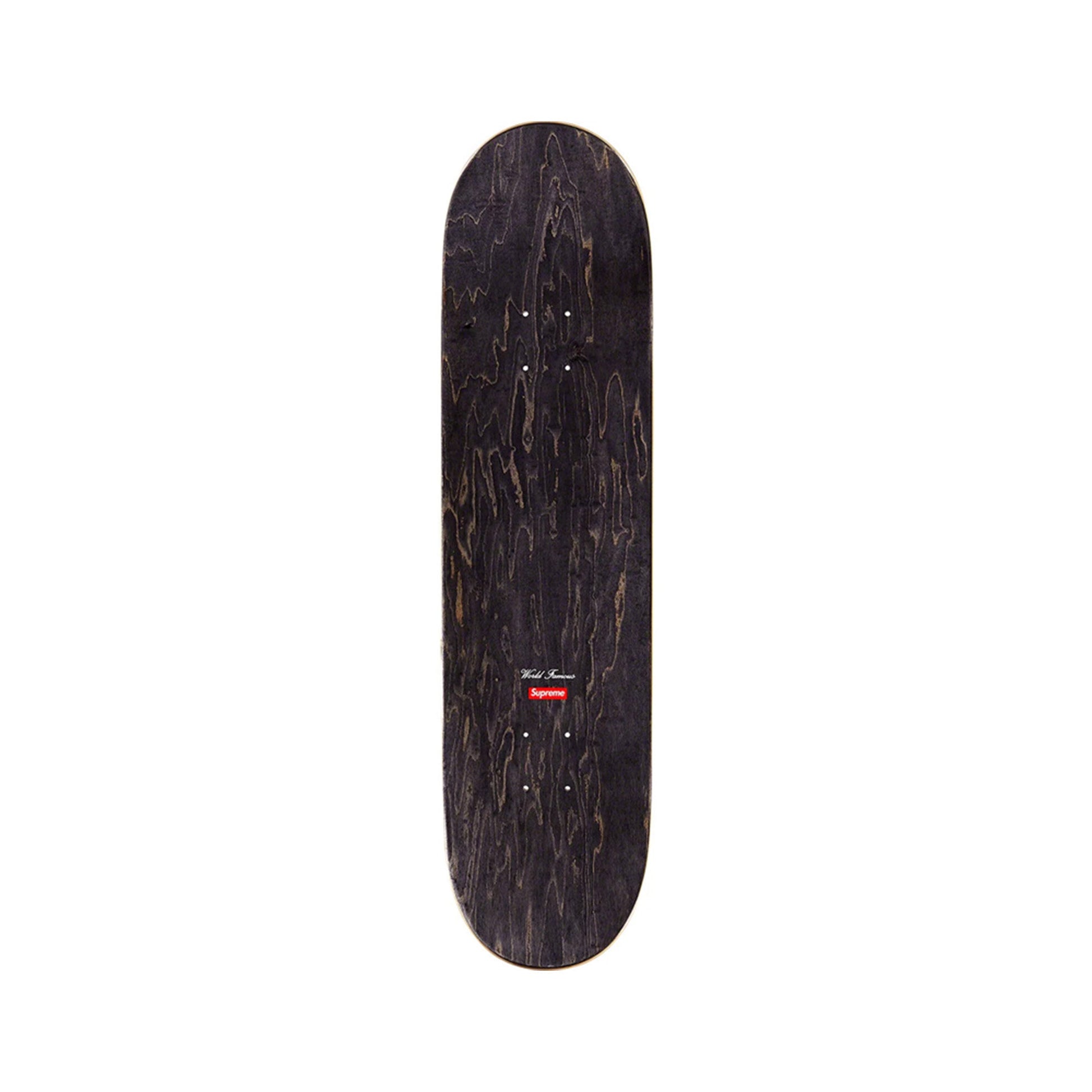 this is an image of Supreme Camo Logo Skateboard Deck