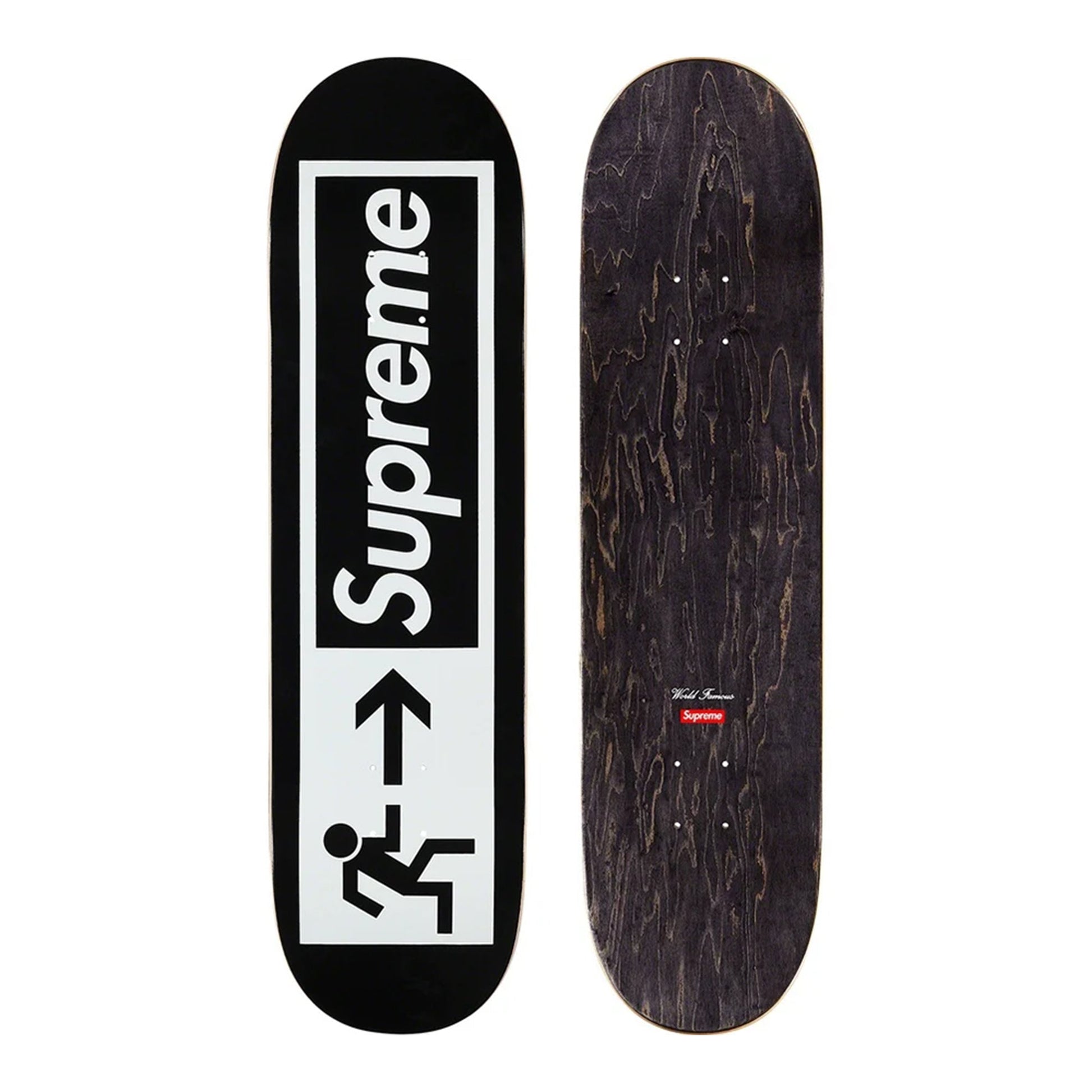 this is an image of Supreme Exit Skateboard Deck