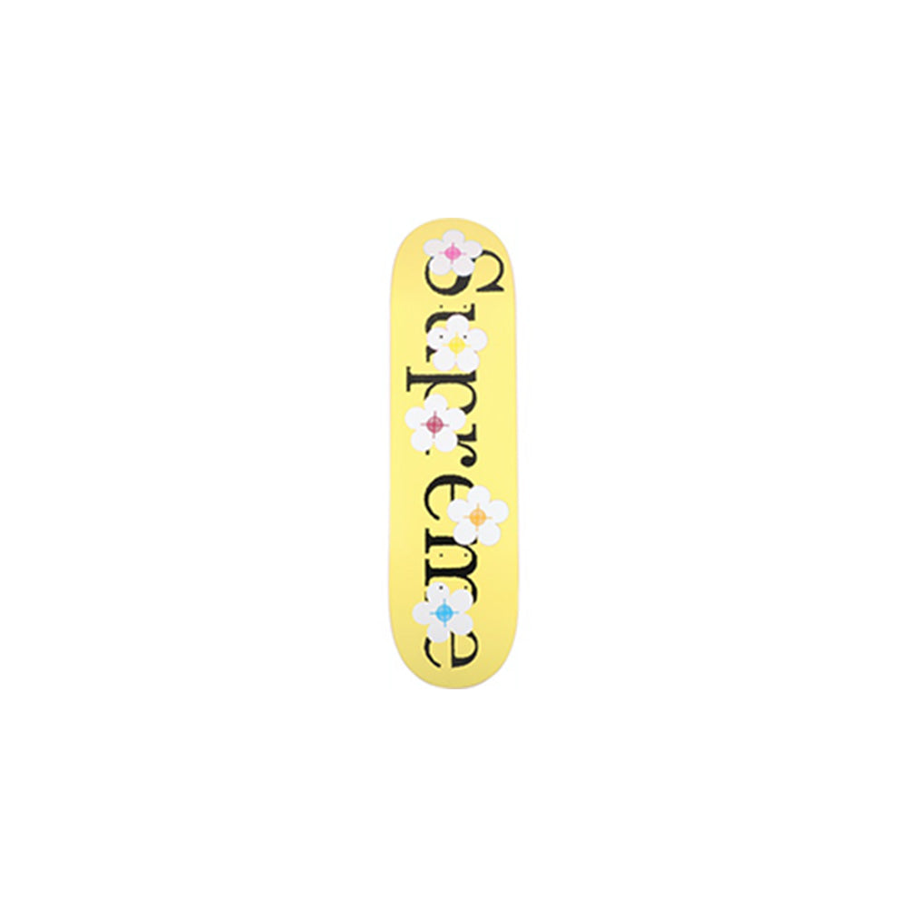 this is an image of Supreme Flowers Skateboard Deck