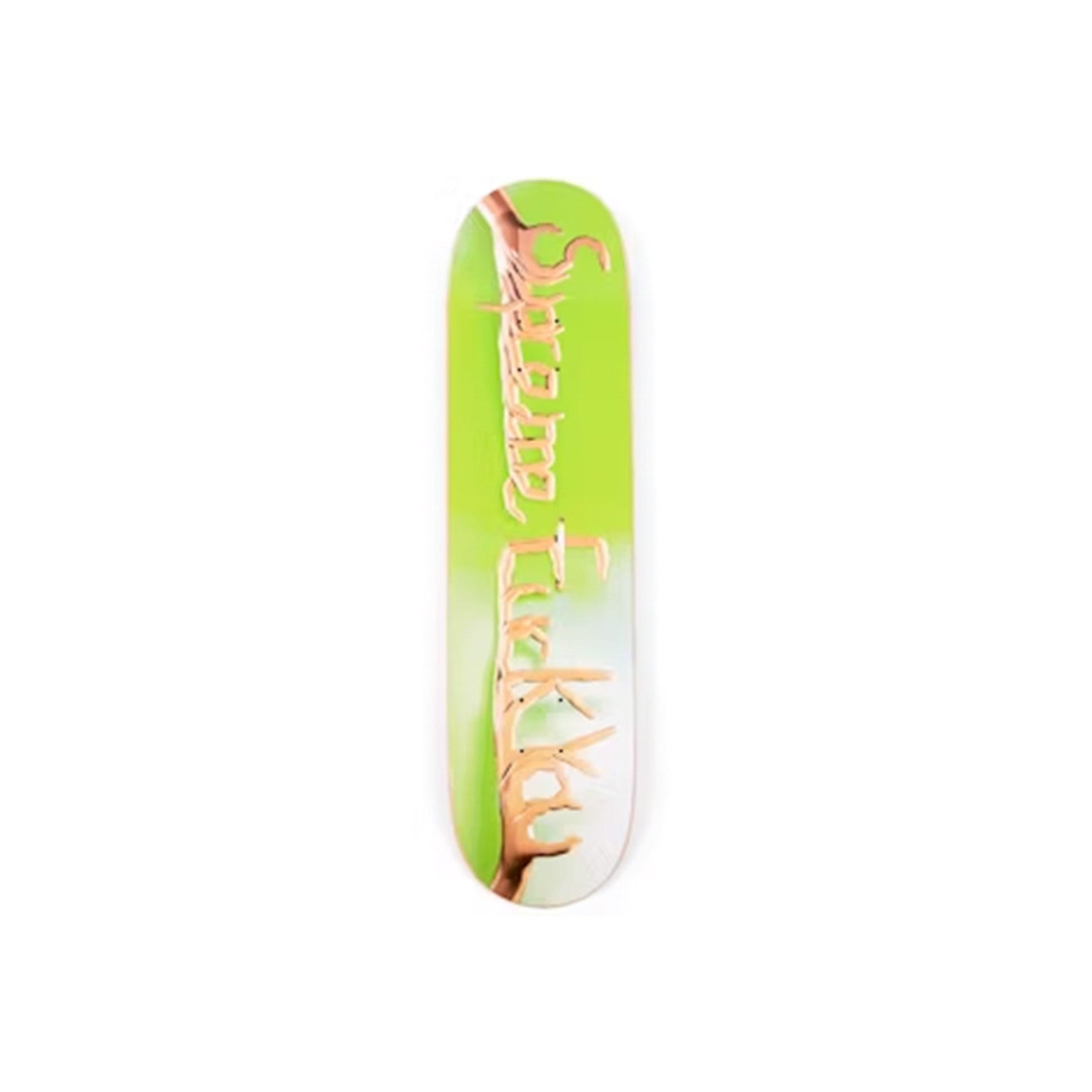 this is an image of Supreme Fuck You Skateboard Deck