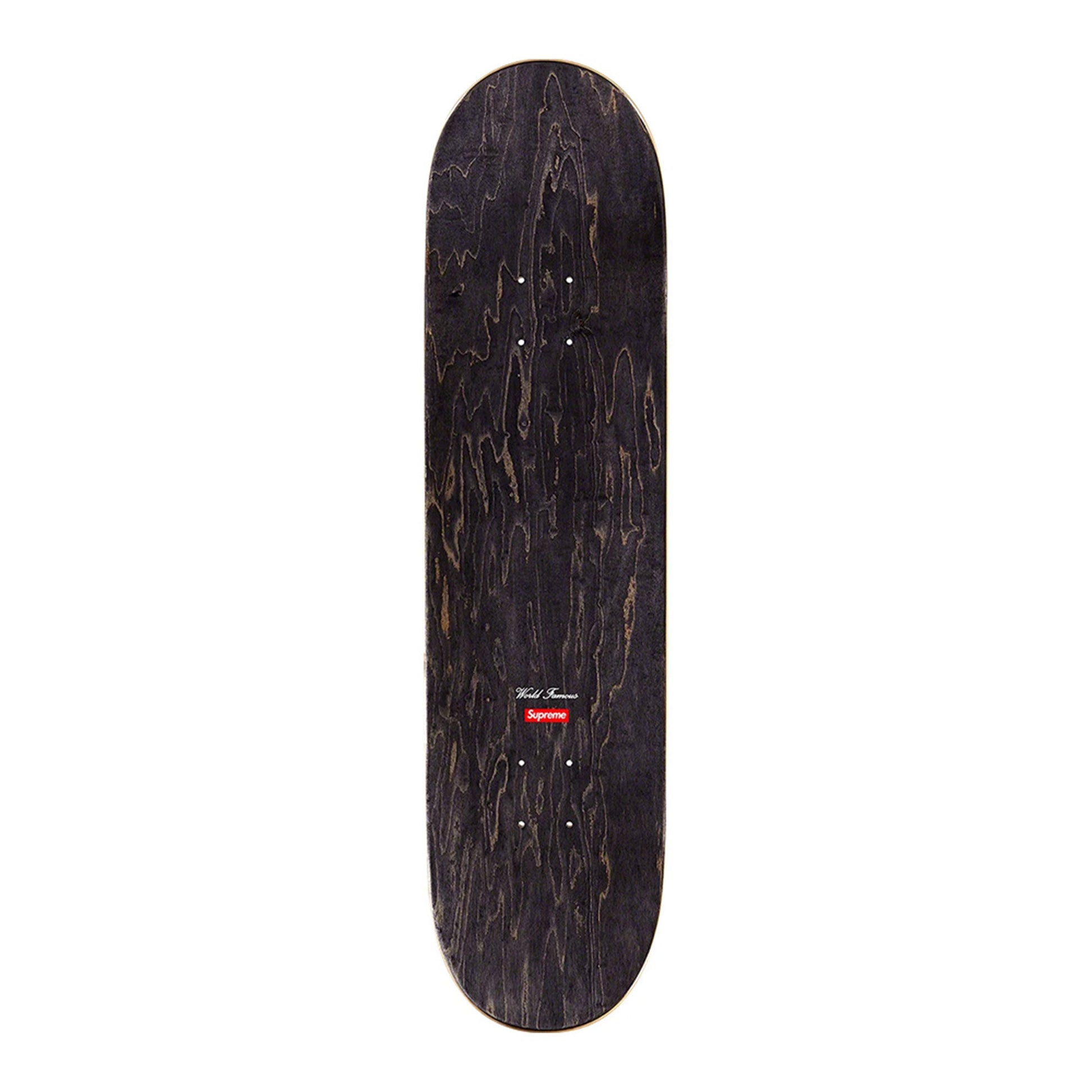 this is an image of Supreme Kaws Chalk Logo Skateboard Deck