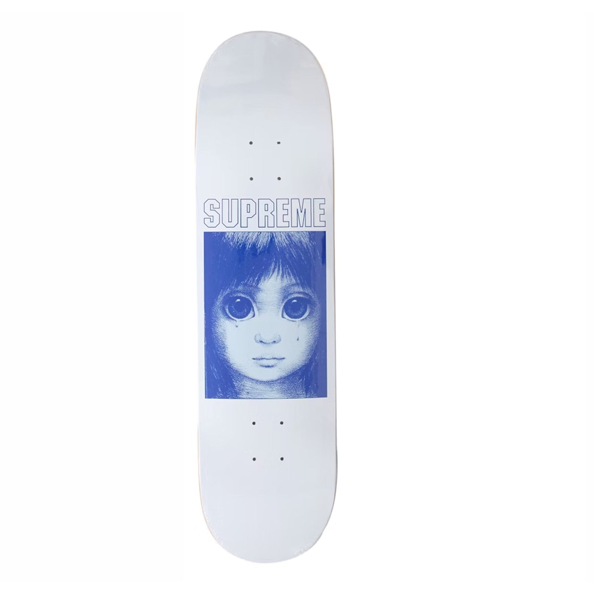 this is an image of Supreme Margaret Keane Skateboard Deck