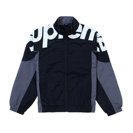 this is an image of Supreme Track Jacket Shoulder Logo