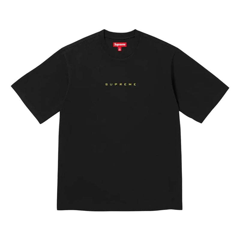 this is an image of Supreme “University” T-Shirt Black