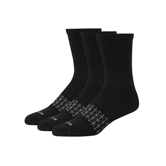 this is an image of Supreme x Hanes 4 Pairs Cushion Crew Socks