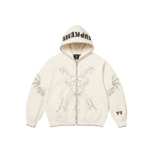 Supreme x Y's Zip Up Hooded Sweatshirt