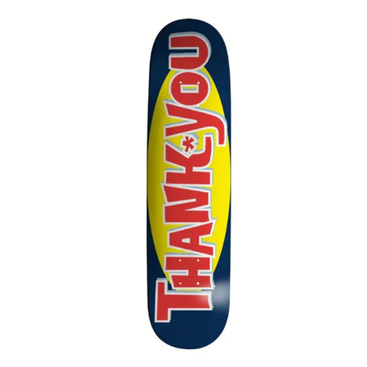 this is an image of Thank You Skateboard Deck Team Pops