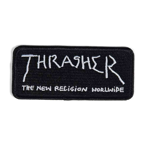 this is an image of Thrasher New Religion Patch