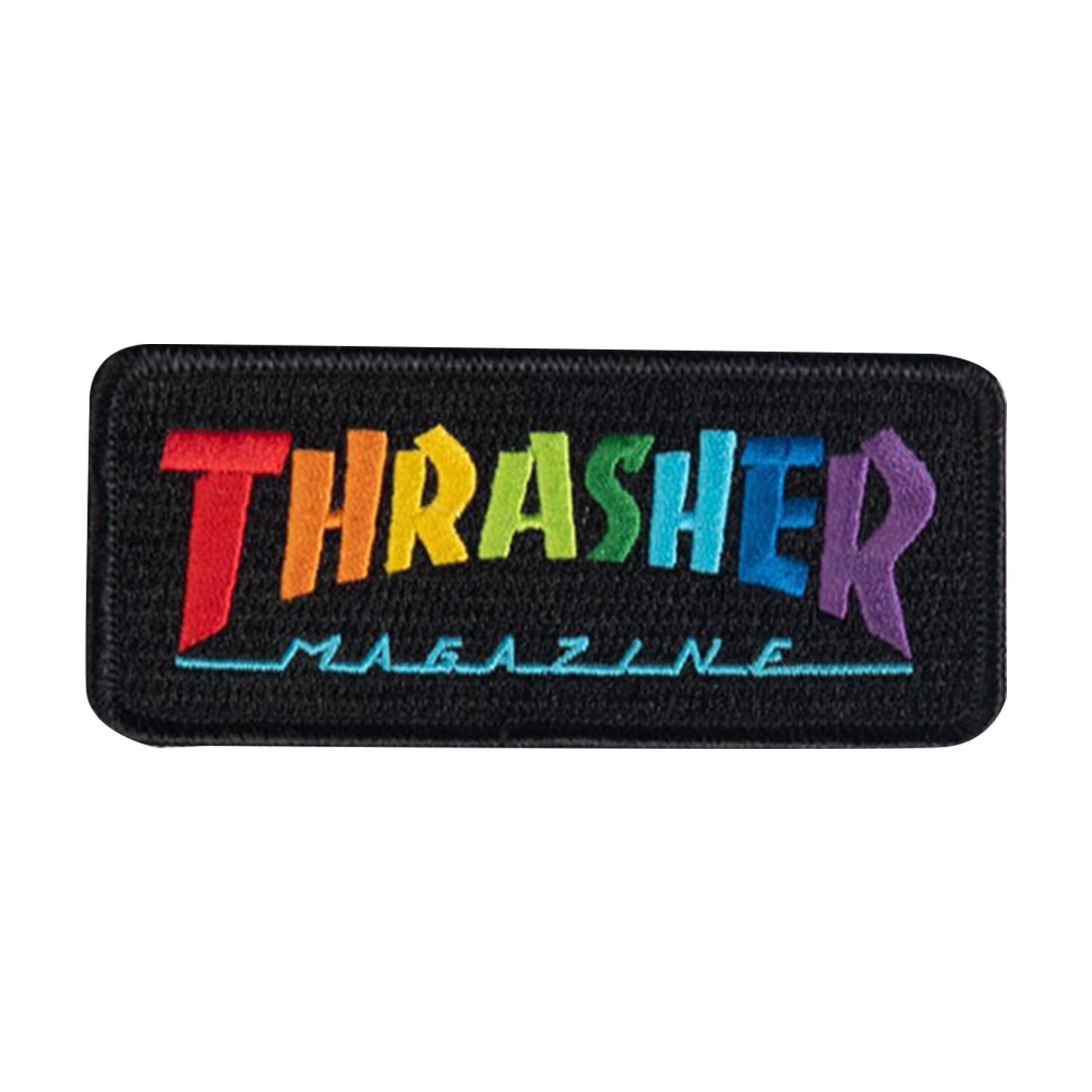 this is an image of Thrasher Mag Logo Patch