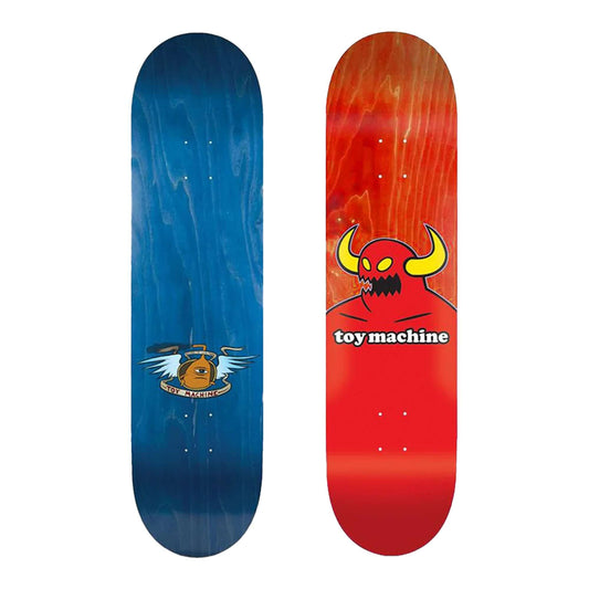 this is an image of Toy Machine Skateboard Deck Team Classic Monster