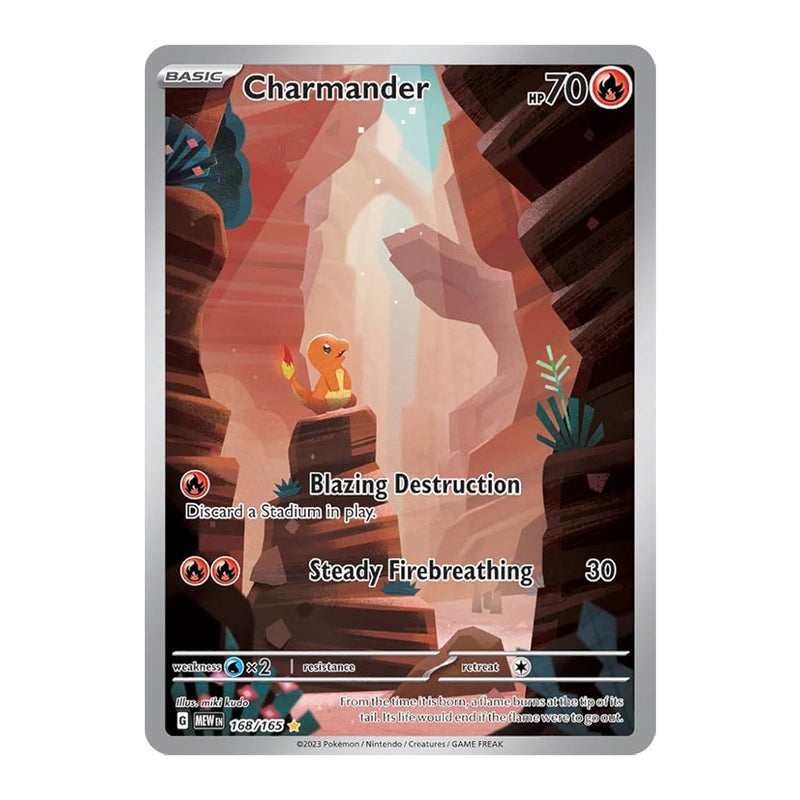 this is an image of Ungraded Charmander #168