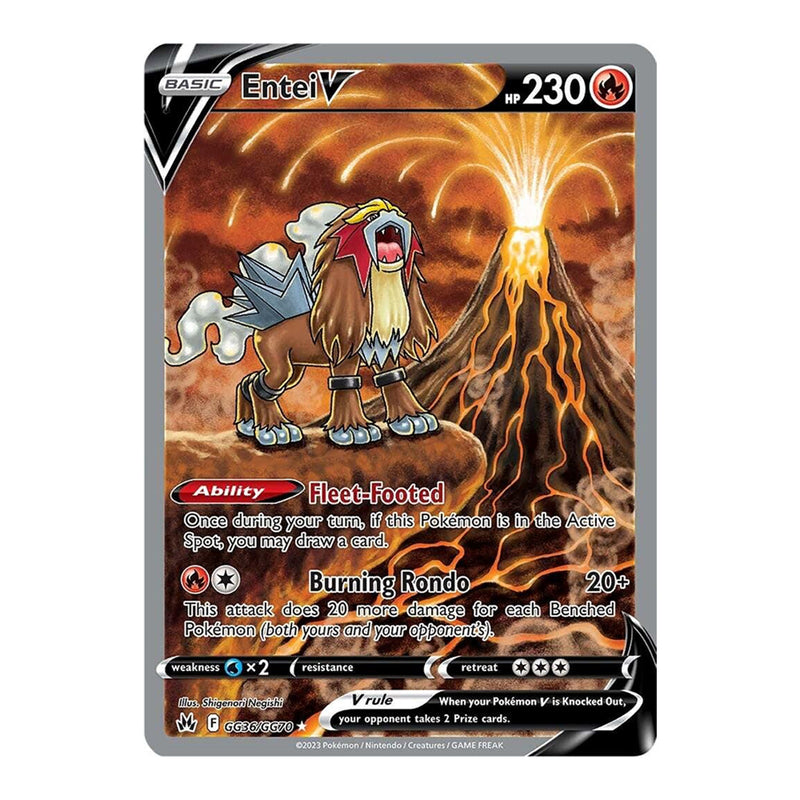 this is an image of Ungraded Entei V #GG36