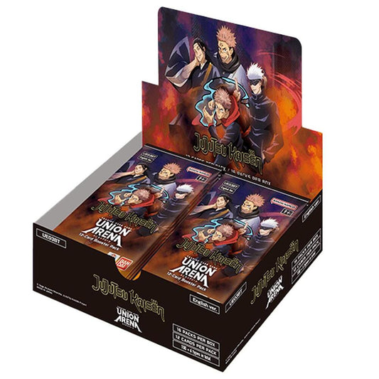 this is an image of Union Arena Jujutsu Kaisen Booster Box