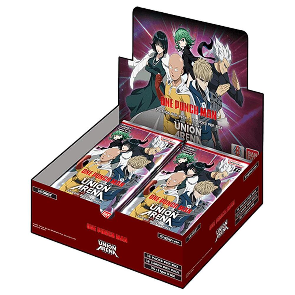 this is an image of Union Arena One Punch Man Booster Box